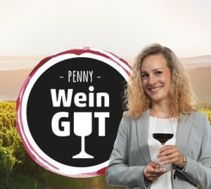 Frau mit Wein